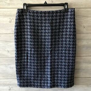 Ann Taylor Factory Houndstooth Skirt